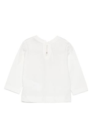 white cotton tshirt MONNALISA KIDS | 39F60560050001